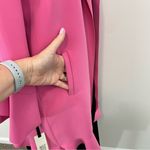 NWT PINKO Blazer Pink Ruffle Open Front Cardigan Jacket Size 44 / US Size 8 Photo 12