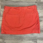 J.Crew  Pink Weathered Chino Classic Twill Zip & Button Front Mini Skirt Size 12 Photo 5