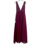 Lulus Heavenly Hues Burgundy Sleeveless Maxi Dress, Size Small, New with Tags Photo 9