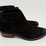 Very Volatile  Aldworth Boots Casual Back Zip Ankle Bootie Black Suede Boho 8 Photo 0