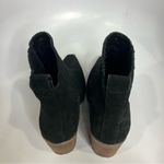 Vince Camuto black suede weverna booties block heel women’s size 11 trendy Photo 4