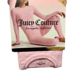 Juicy Couture  Blush Pink Seamless long sleeve top and leggings set small Photo 0