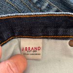 J Brand  Indigo Denim Frayed Shorts Photo 4