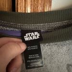 Star Wars NWOT-  Gray and Olive Baby Yoda Sweatshirt Photo 3