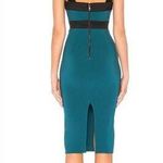Michael Costello x REVOLVE Elaine Midi Dress in Teal Medium Photo 1