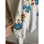 BJ Frog Sweatshirt Men’s Size L Snow Bunnies Print White CrewNeck 80s DEADSTOCK Size L Photo 2