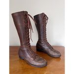 American Vintage vintage • 1930s G.H. Bass aviator boots lace up knee high brown leather antique Photo 15