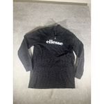 ellese sweatshirt womens us size 12 black leopard print quarter zip Photo 1