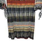 Costa Blanca Bohemian Multicolor Long Sleeve Pullover Scoop Neck Women's Dress S Tan Photo 9