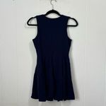 Windsor  Navy Blue Deep V Skater dress Medium‎ Photo 3