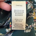 Max Studio Green Floral Flutter Sleeve Ruffled Dress With Belt Size XL NWT! Photo 8