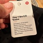 Lululemon Flocked Polka Dot Flow Y SportBra C/D Cup Evolve Size L Photo 7