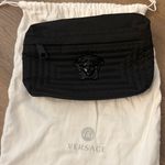 Versace nylon medusa belt bag in black Photo 7