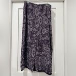 Talbots  Size 16 100% Silk Purple Paisley Midi Skirt‎ Fully Lined cottagecore Photo 3