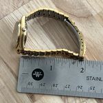 Seiko  SQ Ladies Watch Vintage Gold Plated Bracelet Gold Dial Day Date Windows Photo 11