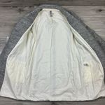 Ottod'Ame Gray Wool Blend Pea Coat‎ Long Trench One Button Blazer Sz US 8 Photo 1