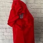 Women S red butterfly short sleeve boatneck blouse New without tags Photo 6