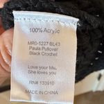 Show Me Your Mumu  Black Crochet Women's Sweater cover up Photo 2