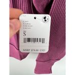 Free People  Santa Clara Oversized Thermal Top in Mulberry Photo 3