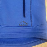 LL Bean Fleece Jacket Blue Full Zip Womens Size Small Photo 4