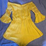 Blush Mustard Yellow Medium Romper Photo 1