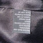 Betsey Johnson  Black Corduroy Lined Belted Embroid Double Breasted Trench Coat Photo 11