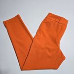 NY&CO Orange High Waist Modern Fit Career Dress Pants Ankle Slit Business 8 Tall Size undefined Photo 2