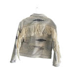 Levi's  Made & Crafted Aztec Woven Fringe Trucker Jacket Size 0 Photo 5