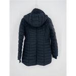 Michael Kors Black Puffer Jacket Coat Hooded Slim Fit Size S Photo 2