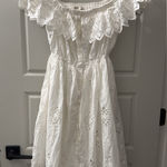Sea New York White Eyelet Dress Size 8 Photo 0