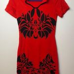 Sweet Wanderer Orange Bodycon Dress Photo 0