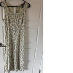 70s VTG Whirlaway Frocks sz 12 Womens Yellow Floral 100%Rayon Midi Dress Cottage Photo 2