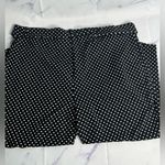 Jones New York plus size women’s three X black polkadot pants with tie belt Photo 4