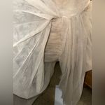 Lamarque Pixie Corset Tulle Sheer Mini Dress Light Beige Womens Size Small‎ White Photo 6