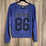 PINK - Victoria's Secret Vintage  Purple Black 86 Sweater, S Photo 0