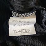 SheIn  Size XS Black Ribbed Tie-Front or Back Ribbed Top Women's Teen Girl Shirt Photo 4