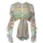 Alexis NWT  Ferra Crop Tie Top in Rococco sz small Photo 1