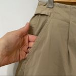 Vince Pleated Tapered Leg Khaki Dress Pants Womens 4 Trousers Tan Preppy Fall Photo 2