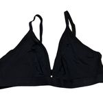All.You.LIVELY Women's Jet Black Busty Mesh Trim Bralette Photo 0