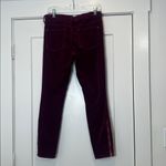 Pilcro  Deep Purple corduroy Pants with Side zipper size 28. Photo 8