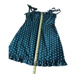 Allegra K Green Polka Dot Sundress Ruffles Straps St Patrick’s Day Boho Chic Photo 5