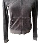 Juicy Couture J2K Gray Velour Track Jacket, Sz M Photo 8