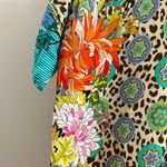 Johnny Was NWOT  Blue Leopard Shirt Dress or Cover Up Multicolor Size S Photo 15