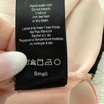 Anthropologie  Greylin Black Textured Top with Pink Lace Hem Size S Photo 14