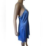 Petra Fashions Vintage 90s Blue Sheer Cottagecore Boho Lingerie Mini Slip Dress Photo 4