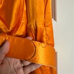 NICHOLAS Vera Silk Jumpsuit in Wallflower Orange Photo 7