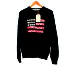 Weatherproof NWT  Cotton Sweater Pullover Flag Striped  Y2K Photo 2