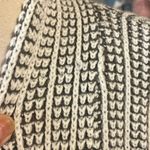 Pink Rose Soft Comfy Crochet Cardigan Sweater Long Gray White Blend Photo 14