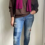 7 For All Mankind  Jeans Size 27 Distressed Skinny Denim Ankle Holey Photo 0