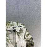 Palms Briggs Women's Pull On Shorts Linen Blend Green  Size Large Pockets Elastic Photo 4